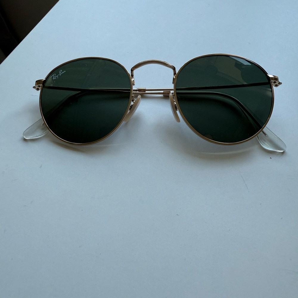 Ray-Ban 3447 Gold Frame/Green Lenses